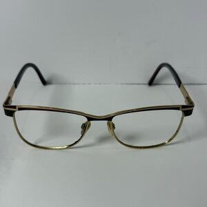 Classic Cazal Titanium 4268 NO Lenses FRAME ONLY Gold
